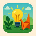 icon_nature_light_bulb_origami icon preview