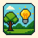 icon_nature_light_bulb_pixel_art icon preview