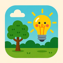 icon_nature_light_bulb_playful icon preview