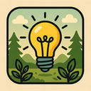 icon_nature_light_bulb_retro icon preview