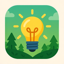 icon_nature_light_bulb_rounded icon preview
