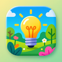 icon_nature_light_bulb_vibrant_colors icon preview