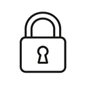 icon_nature_lock_line_art icon preview