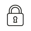icon_nature_lock_minimal_outline icon preview