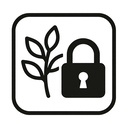 icon_nature_lock_monochrome icon preview