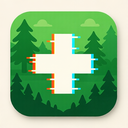 icon_nature_medical_cross_digital_glitch icon preview
