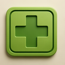 icon_nature_medical_cross_embossed icon preview
