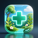 icon_nature_medical_cross_futuristic icon preview