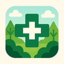 icon_nature_medical_cross_geometric icon preview