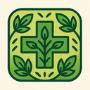 icon_nature_medical_cross_organic_pattern icon preview