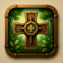 icon_nature_medical_cross_steampunk icon preview