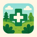 icon_nature_medical_cross_technical icon preview