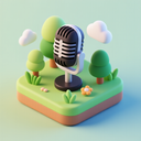 icon_nature_microphone_3d_isometric icon preview