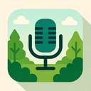 icon_nature_microphone_flat_design icon preview
