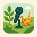 icon_nature_microphone_origami icon preview