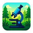 icon_nature_microscope_digital_glitch icon preview