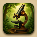 icon_nature_microscope_steampunk icon preview