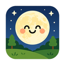 icon_nature_moon_cartoon icon preview