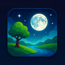 icon_nature_moon_futuristic icon preview