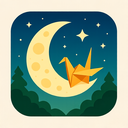 icon_nature_moon_origami icon preview