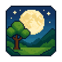 icon_nature_moon_pixel_art icon preview