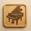 icon_nature_piano_embossed icon preview
