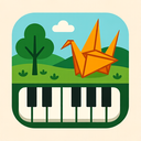 icon_nature_piano_origami icon preview