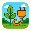 icon_nature_plug_cartoon icon preview