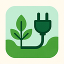 icon_nature_plug_flat_design icon preview
