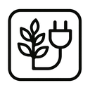 icon_nature_plug_monochrome icon preview