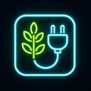 icon_nature_plug_neon icon preview
