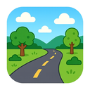 icon_nature_road_cartoon icon preview