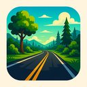 icon_nature_road_cyberpunk icon preview
