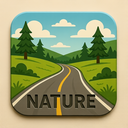 icon_nature_road_embossed icon preview