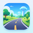 icon_nature_road_futuristic icon preview