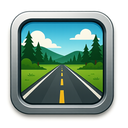 icon_nature_road_metallic icon preview
