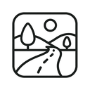 icon_nature_road_minimal_outline icon preview