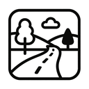 icon_nature_road_monochrome icon preview