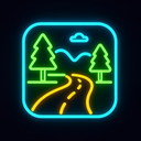 icon_nature_road_neon icon preview