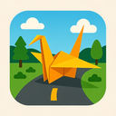 icon_nature_road_origami icon preview