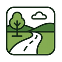 icon_nature_road_outline icon preview