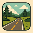 icon_nature_road_retro icon preview