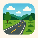 icon_nature_road_thin icon preview