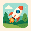 icon_nature_rocket_flat_pastel icon preview