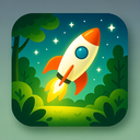 icon_nature_rocket_glow_effect icon preview