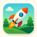 icon_nature_rocket_gradient icon preview