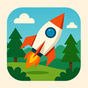 icon_nature_rocket_origami icon preview
