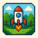 icon_nature_rocket_pixel_art icon preview