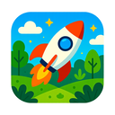 icon_nature_rocket_vibrant_colors icon preview