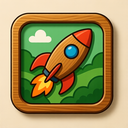 icon_nature_rocket_wooden icon preview